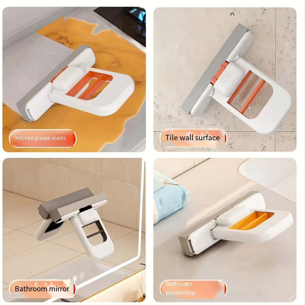 Multipurpose Mini Sponge Mop – Bathroom, Window & Table Cleaner