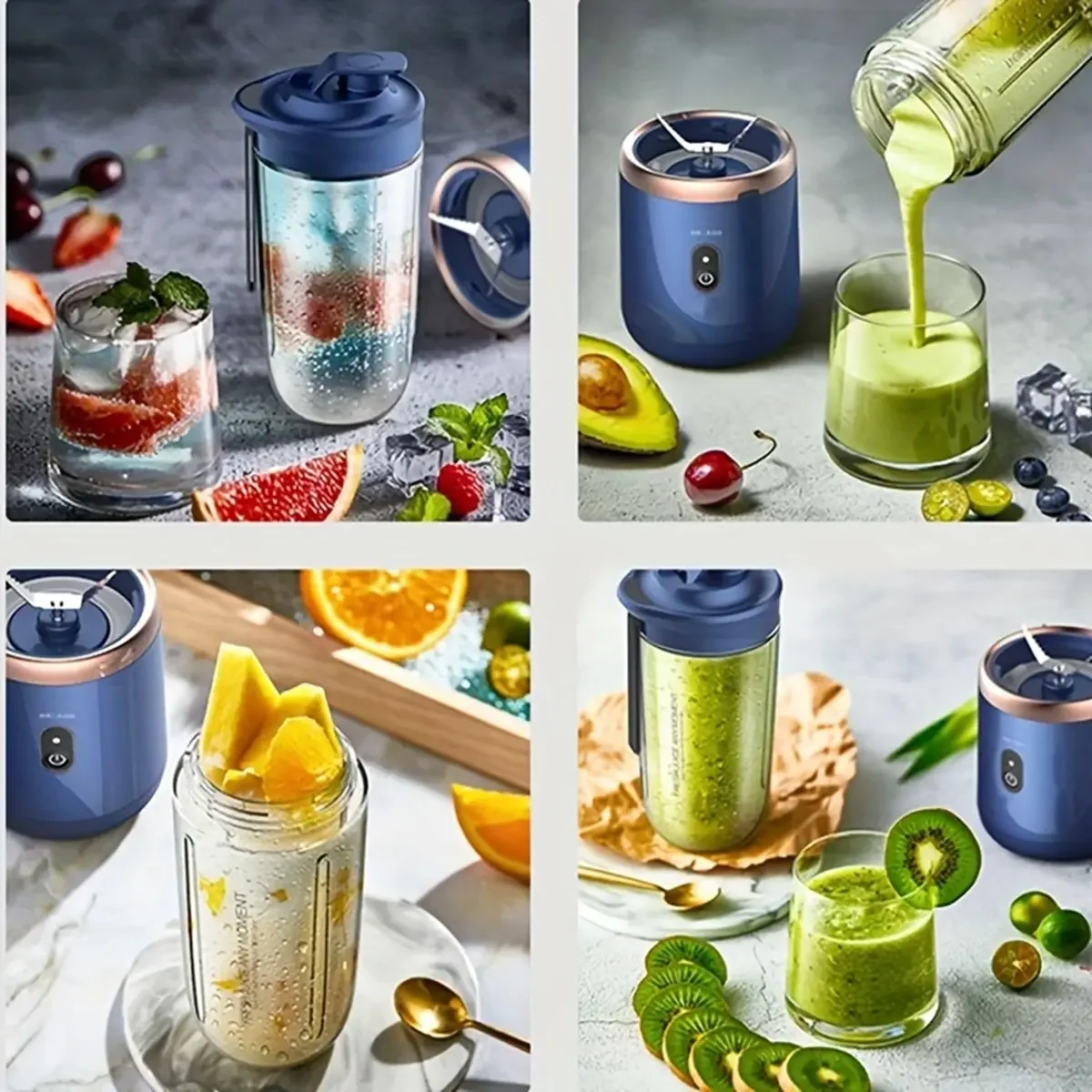 Fruit Juicer Blender USB Charging Wireless