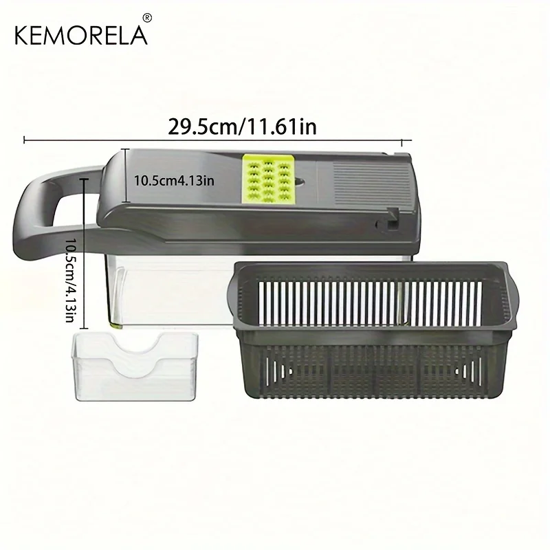 14-in-1 Multifunction Vegetable Chopper & Slicer | Onion Cutter, Food Dicer & Kitchen Tool