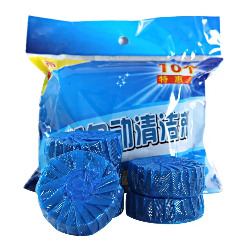 Automatic Blue Bubble Toilet Bowl Cleaner Tablets – Powerful WC Flush Cleaner & Bathroom Freshener