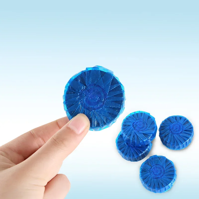 Automatic Blue Bubble Toilet Bowl Cleaner Tablets – Powerful WC Flush Cleaner & Bathroom Freshener