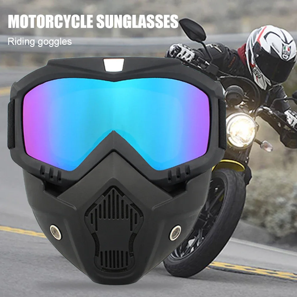 Motorcycle Riding Goggles – Windproof Helmet Glasses for Cycling, Motocross Sunglasses