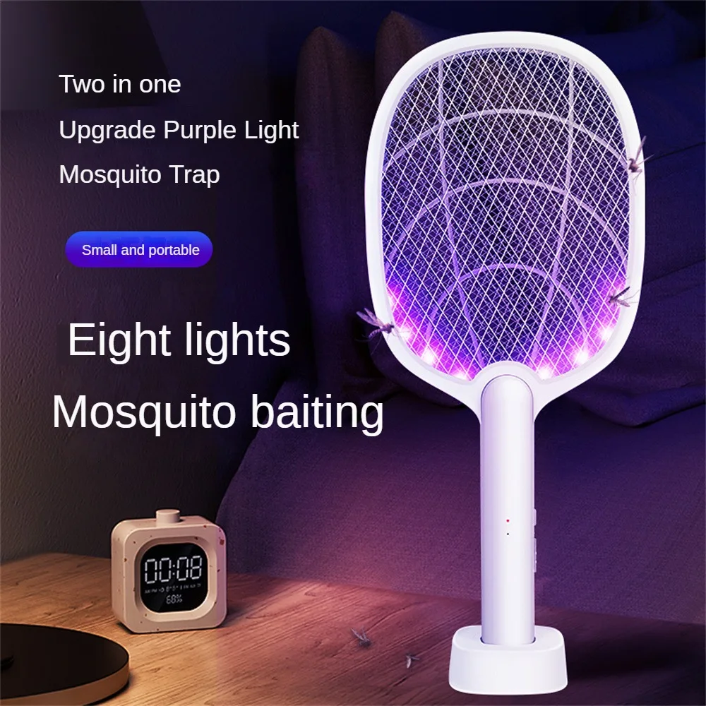 Electric Mosquito Swatter Mosquito Killer 2500V USB Rechargeable