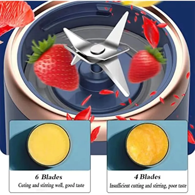 Fruit Juicer Blender USB Charging Wireless